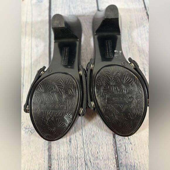 Onesole Chic Black Soft Neoprene Crystal Soft Step Interchangeable Y2K Shoes 8 - Picture 3 of 7